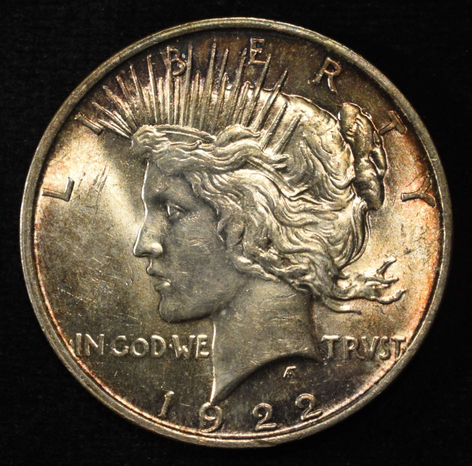1922-D PEACE DOLLAR CH BU