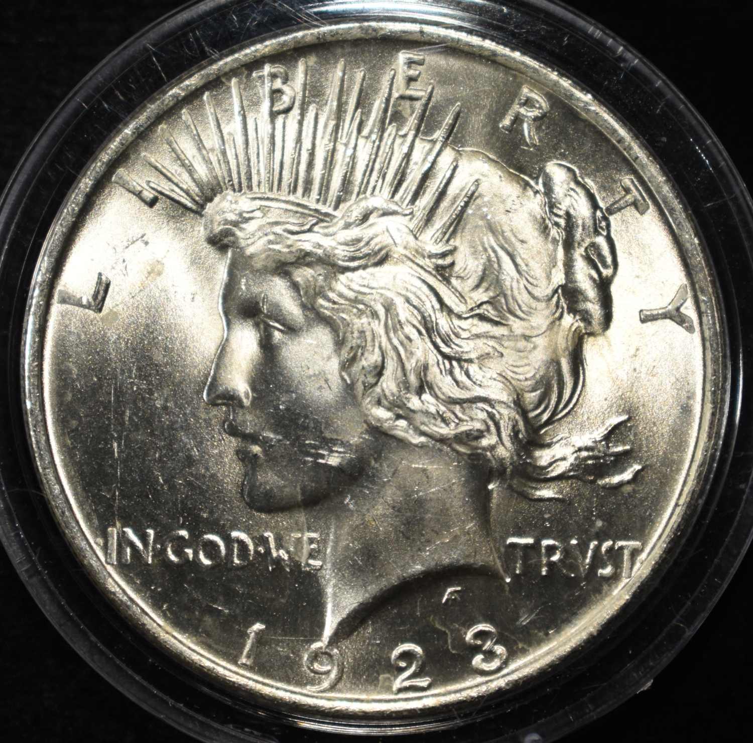 1923 PEACE DOLLAR CH BU