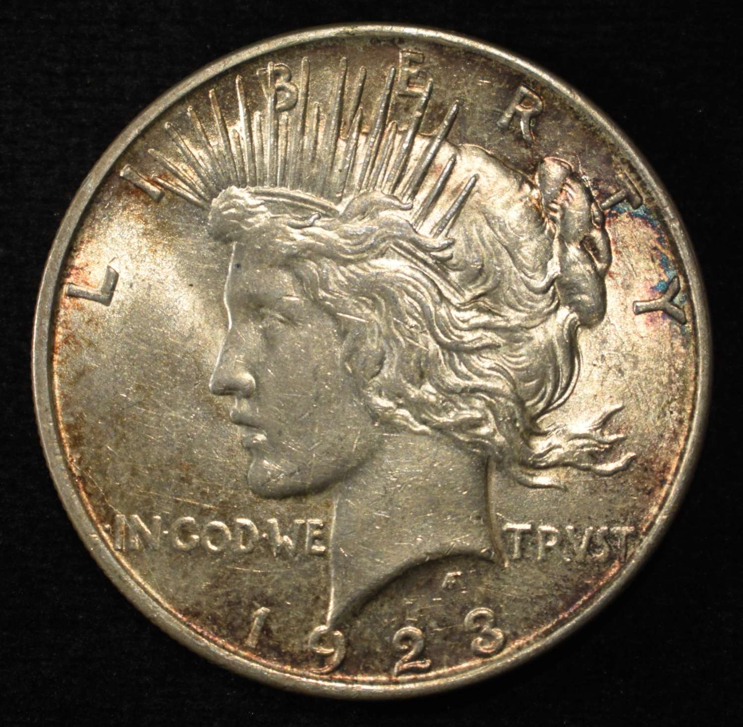 1923-D PEACE DOLLAR AU/BU