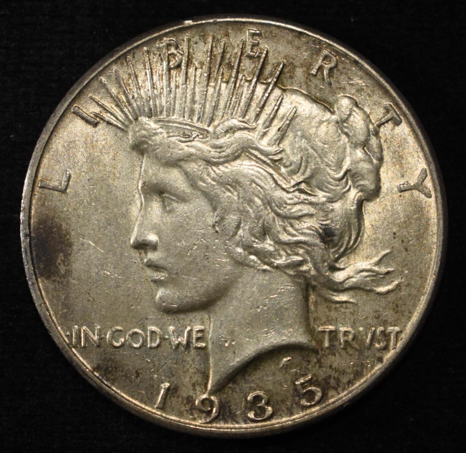 1935 PEACE DOLLAR AU