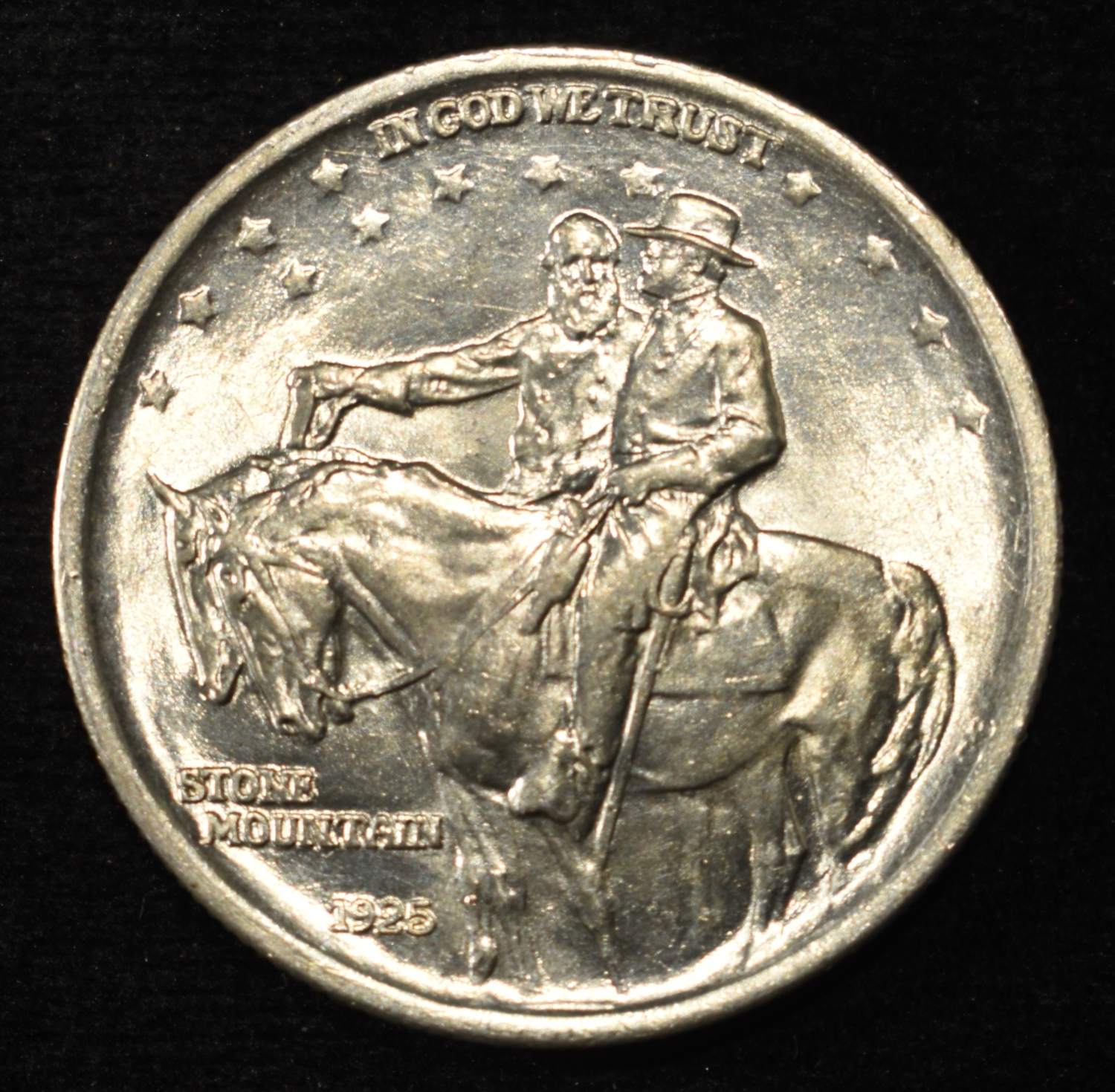 1925 STONE MOUNTAIN COMMEM HALF DOLLAR GEM BU