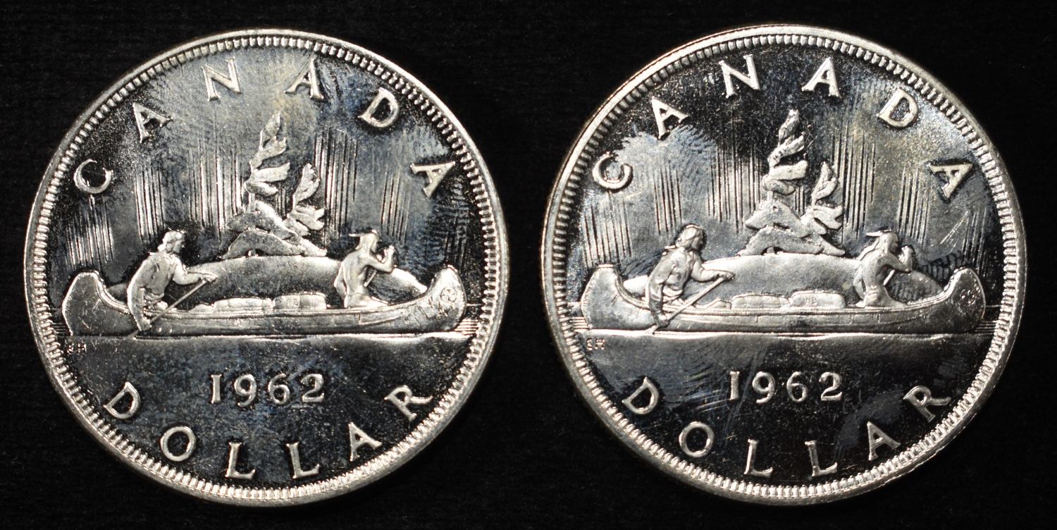 (2)80% SILVER CANADIAN DOLLARS