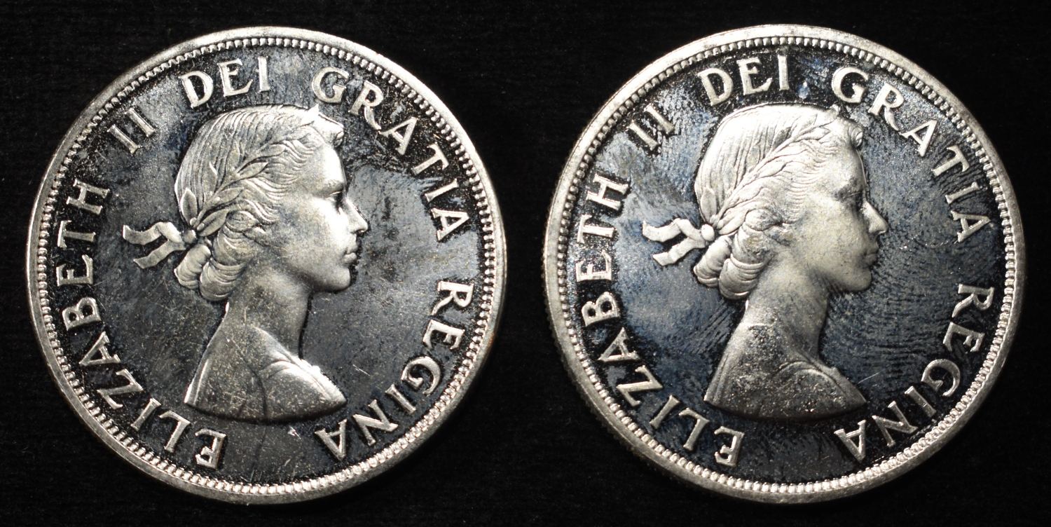 (2)80% SILVER CANADIAN DOLLARS