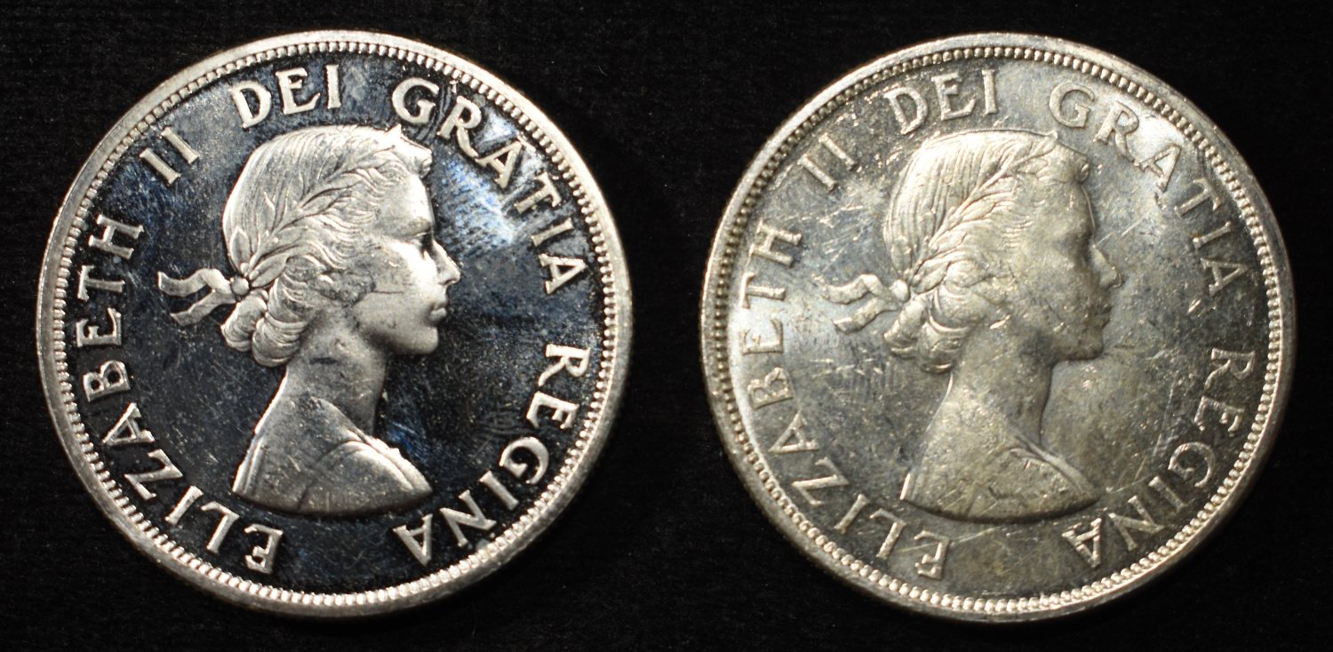 (2)80% SILVER CANADIAN DOLLARS