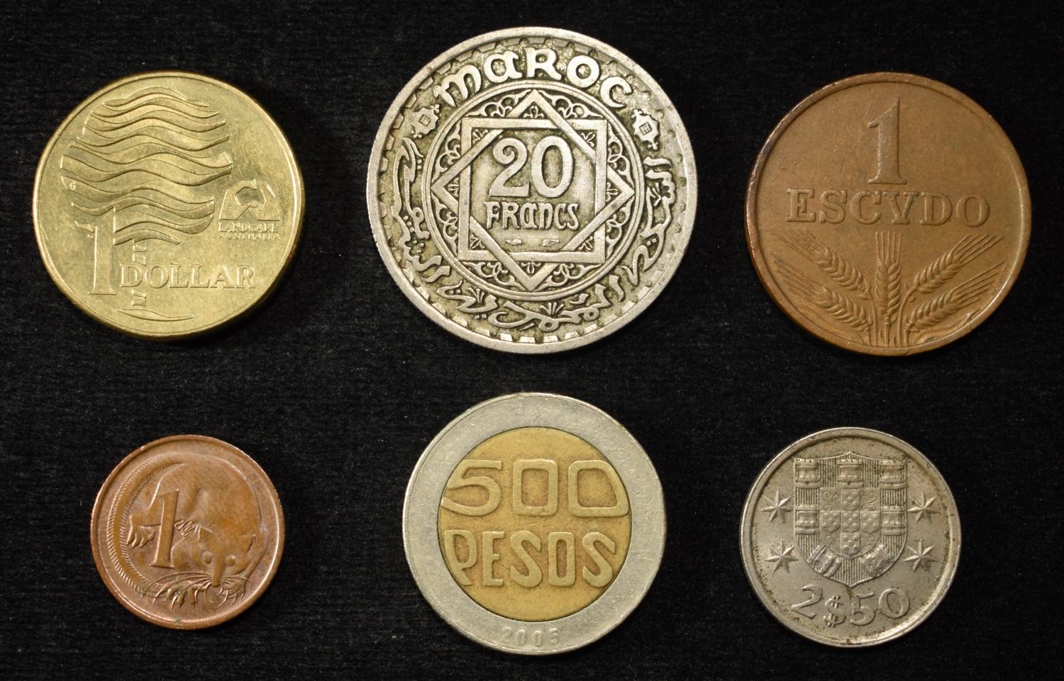 5 LBS FOREIGN COINS NON- SILVER