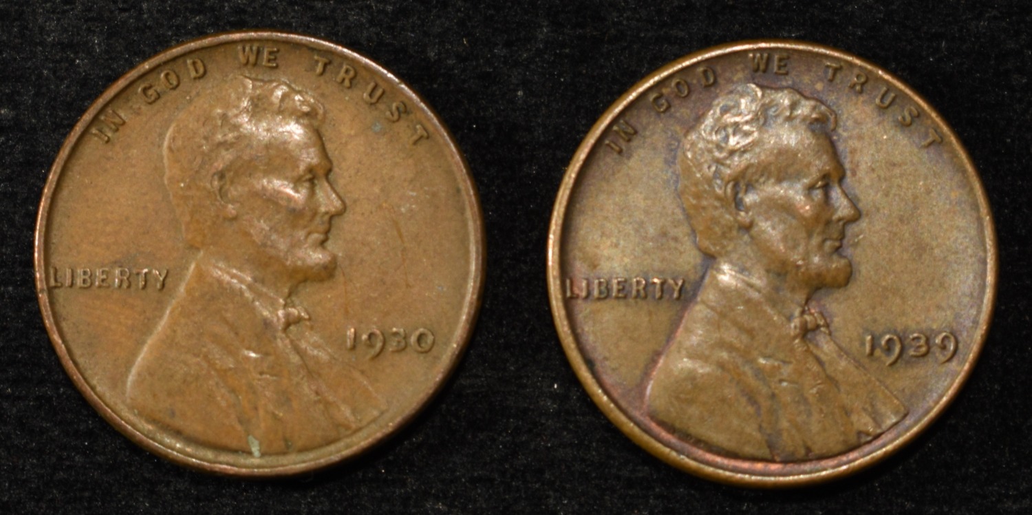 (500) WHEAT CENTS: MIXED DATES