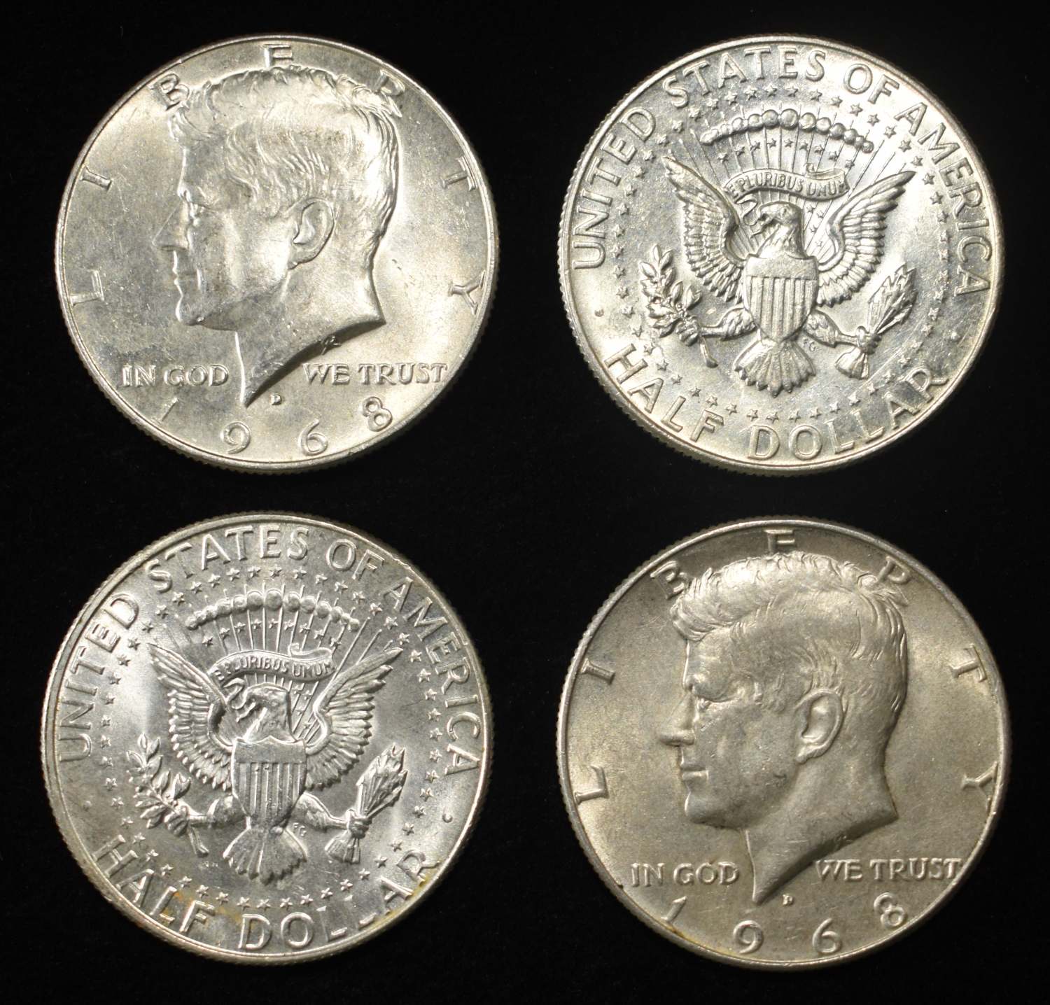 (20) 40% SILVER KENNEDY HALF DOLLARS