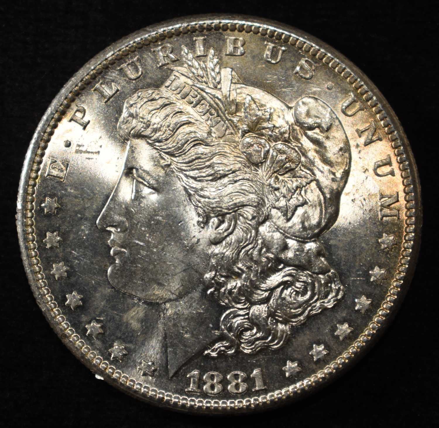 1881-S MORGAN DOLLAR CH BU