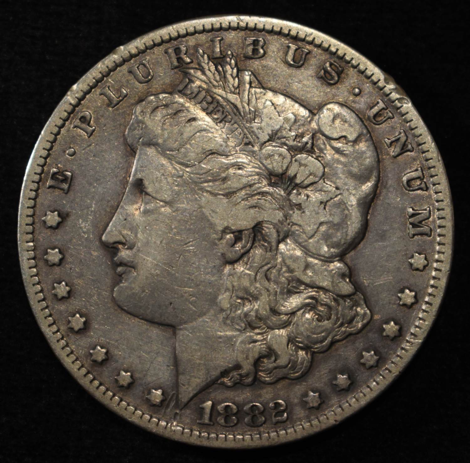 1882-CC MORGAN DOLLAR VF
