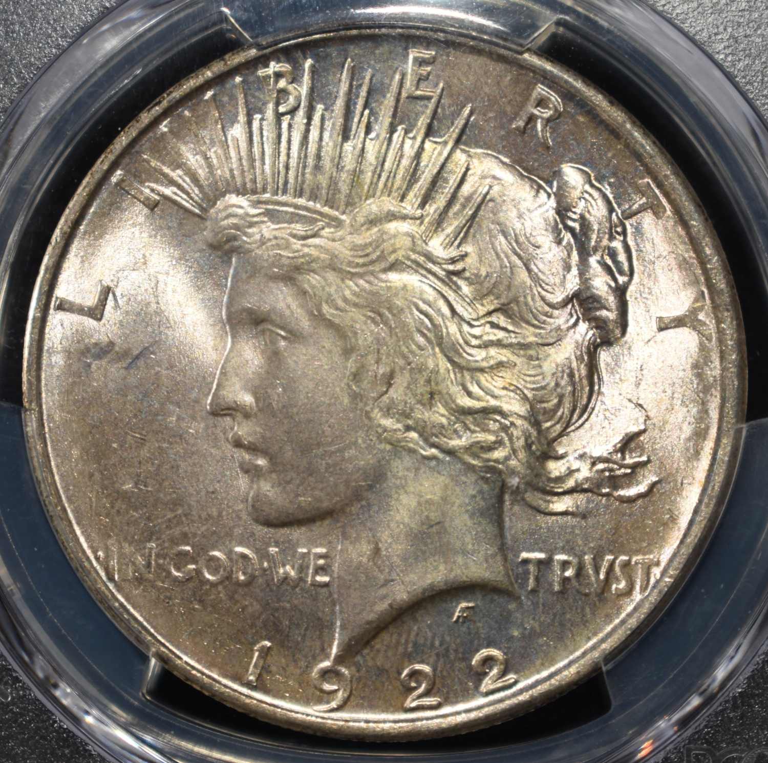 1922 PEACE DOLLAR PCGS MS-63