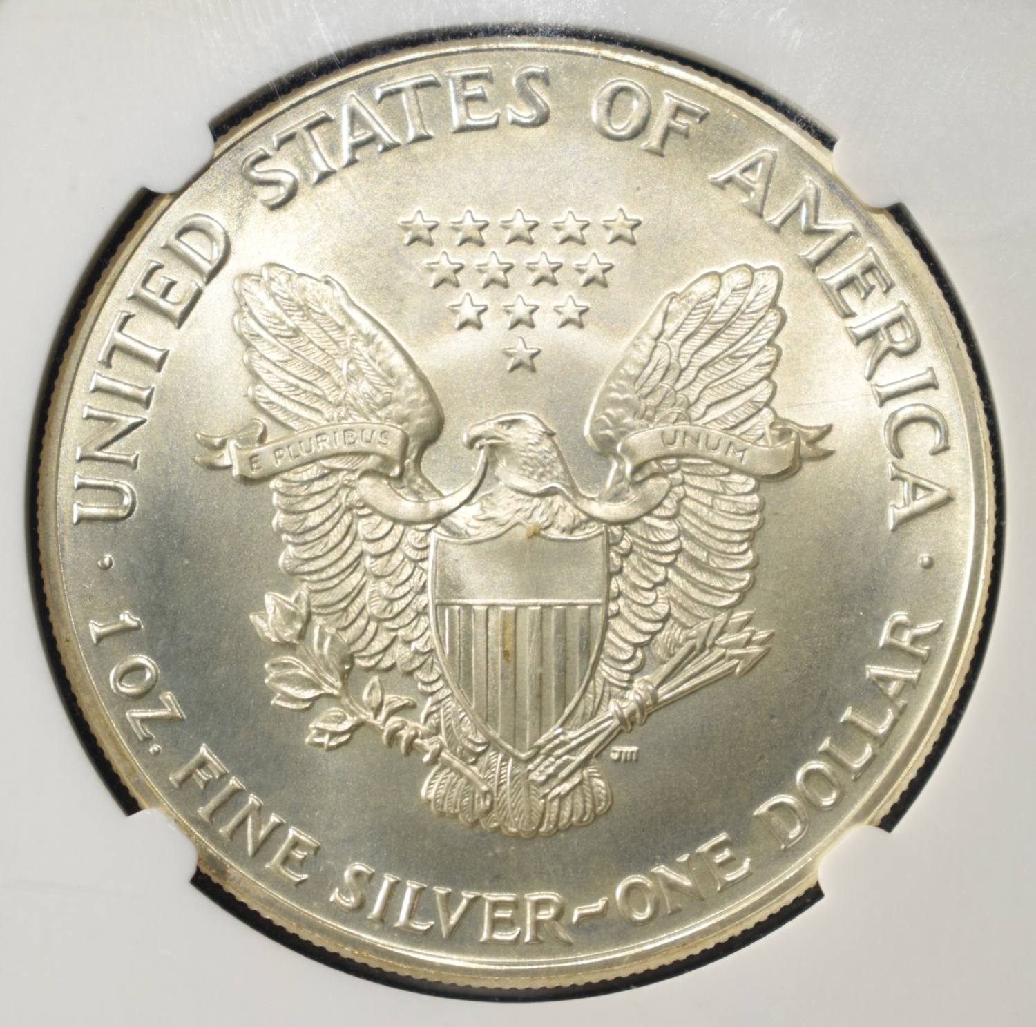 1987 AMERICAN SILVER EAGLE NGC MS 69