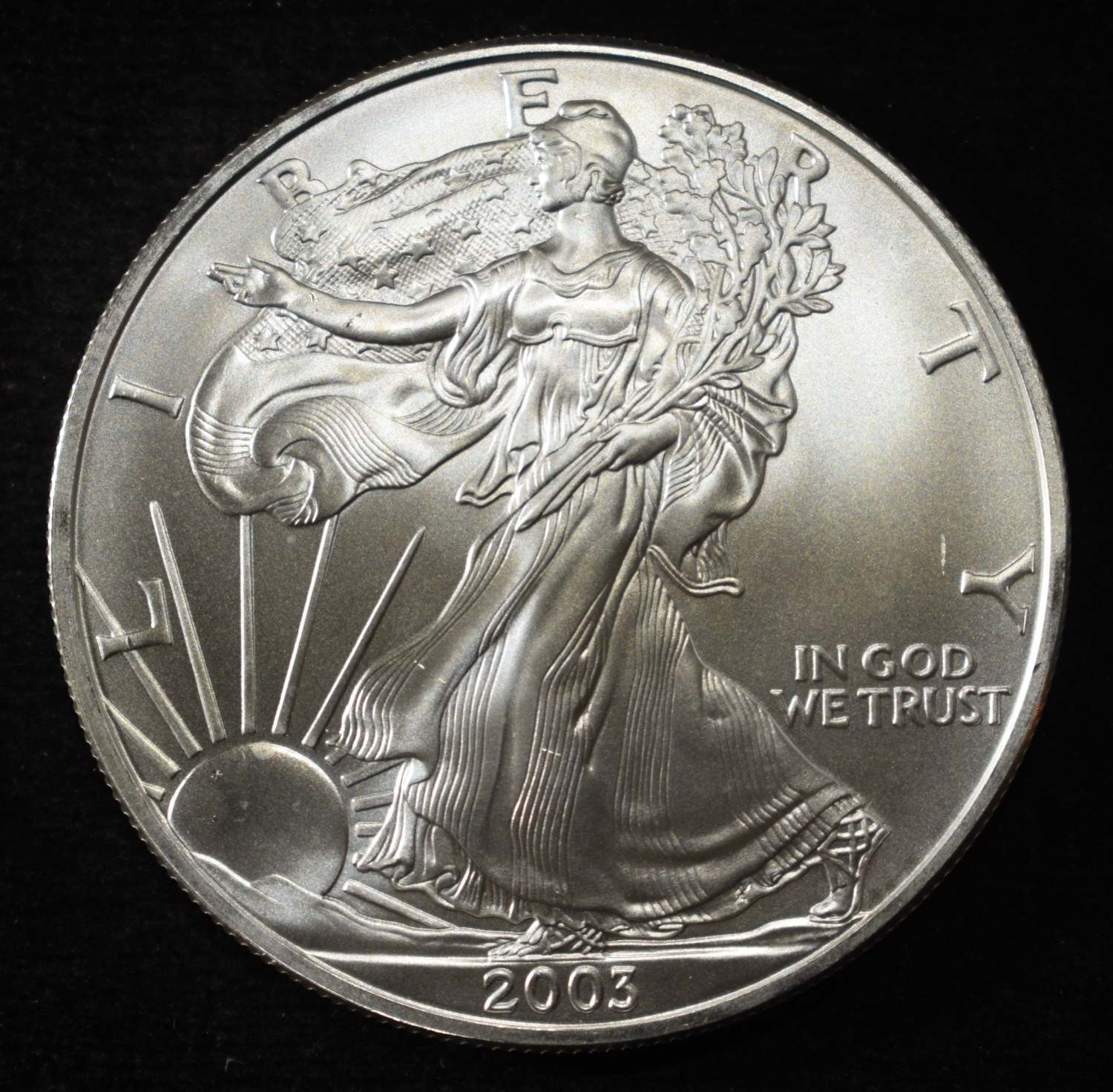 2003 AMERICAN SILVER EAGLE