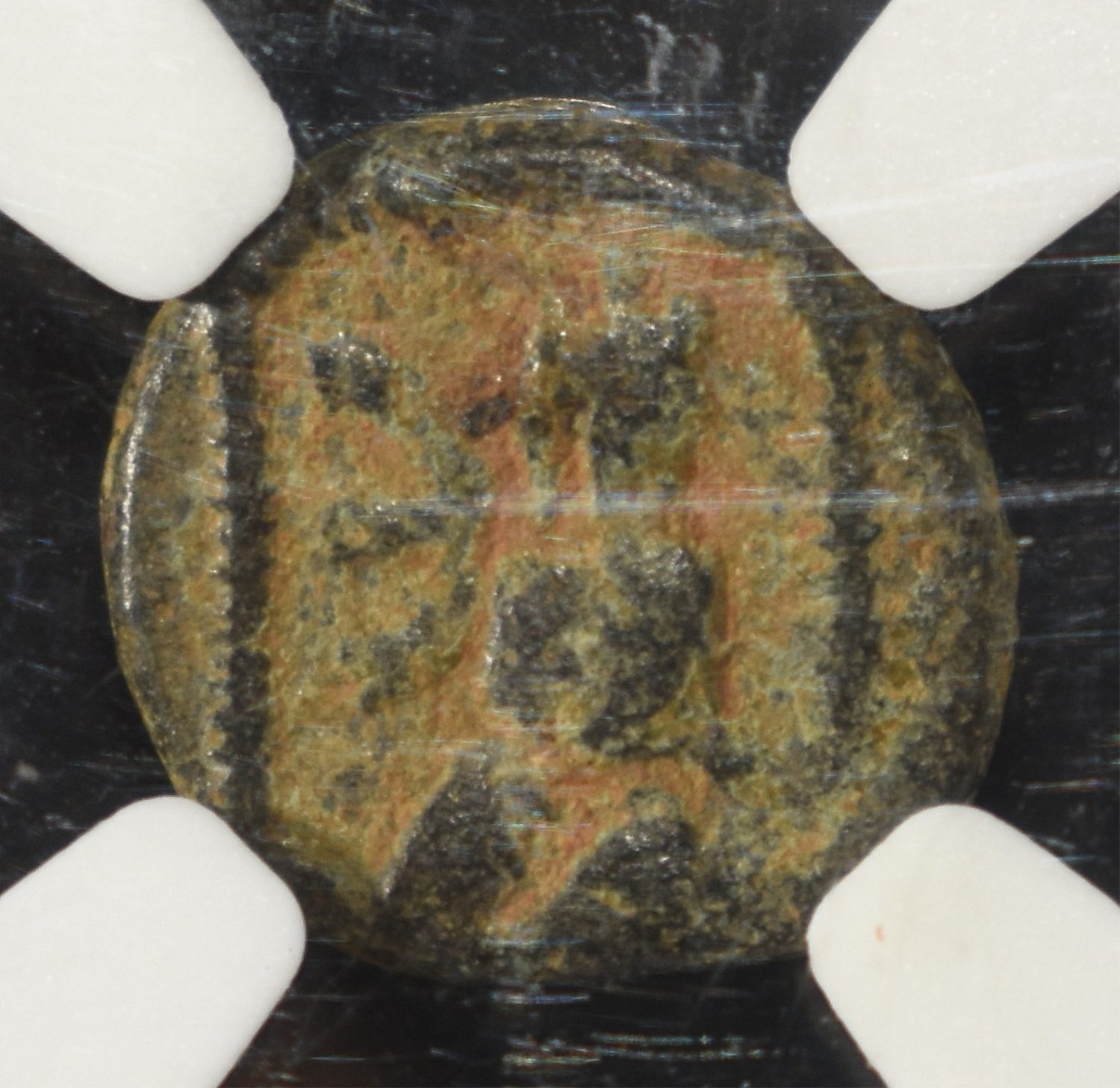 JUSTIN I, AD 518-527, AE PENTANUMMIUM NGC