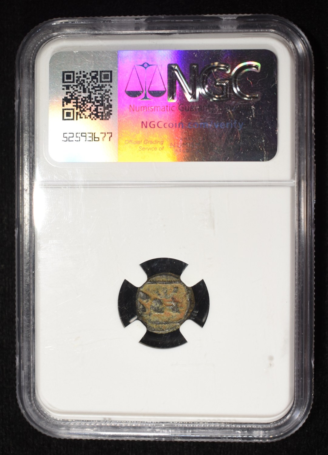 JUSTIN I, AD 518-527, AE PENTANUMMIUM NGC