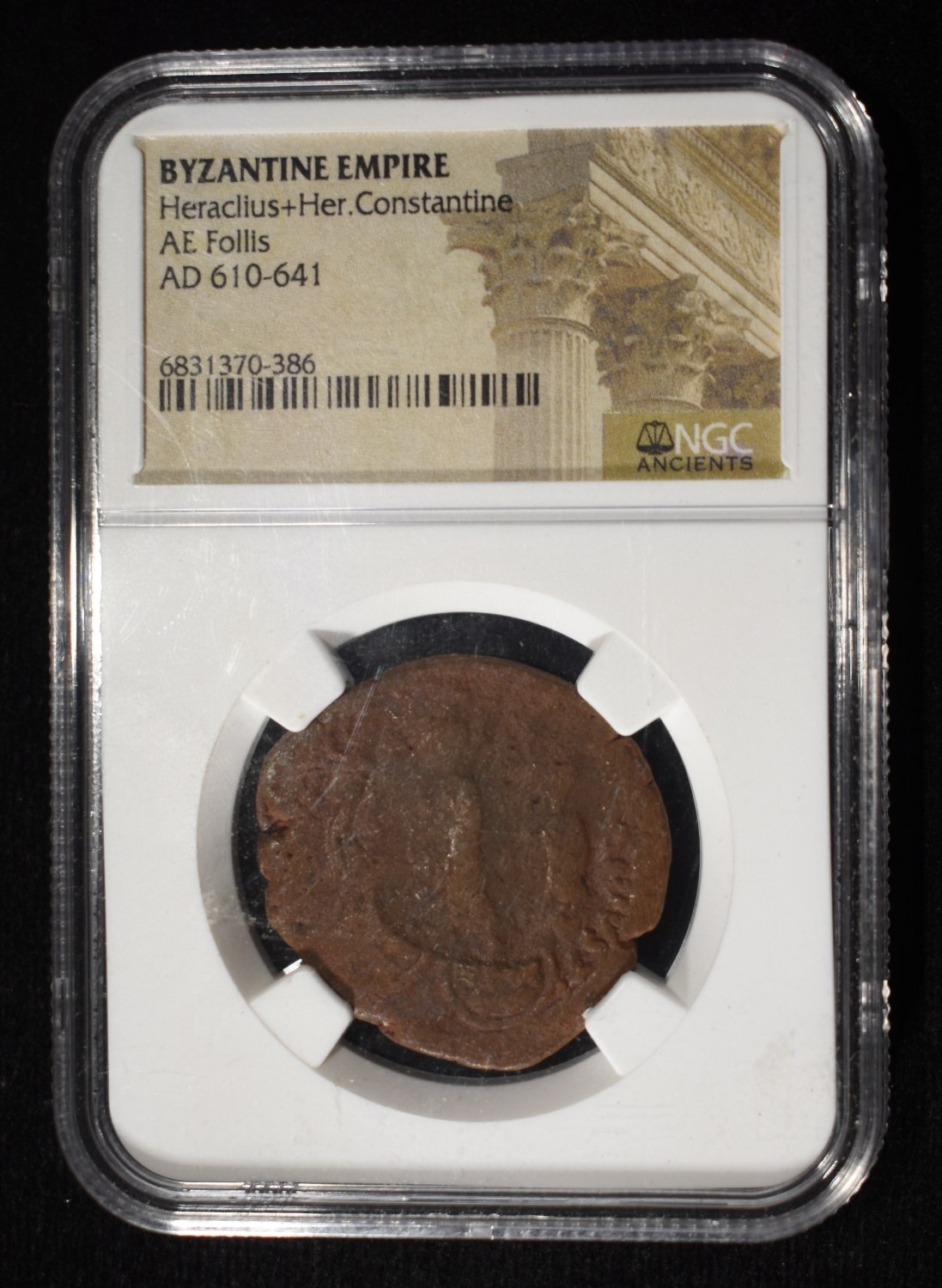 HERACLIUS+HER.CONSTANTINE, AD 610-641 NGC
