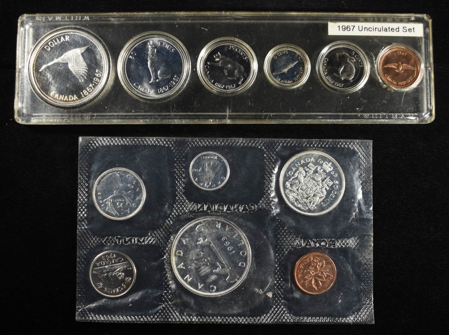 1963 & 1967 CANADA PL SET