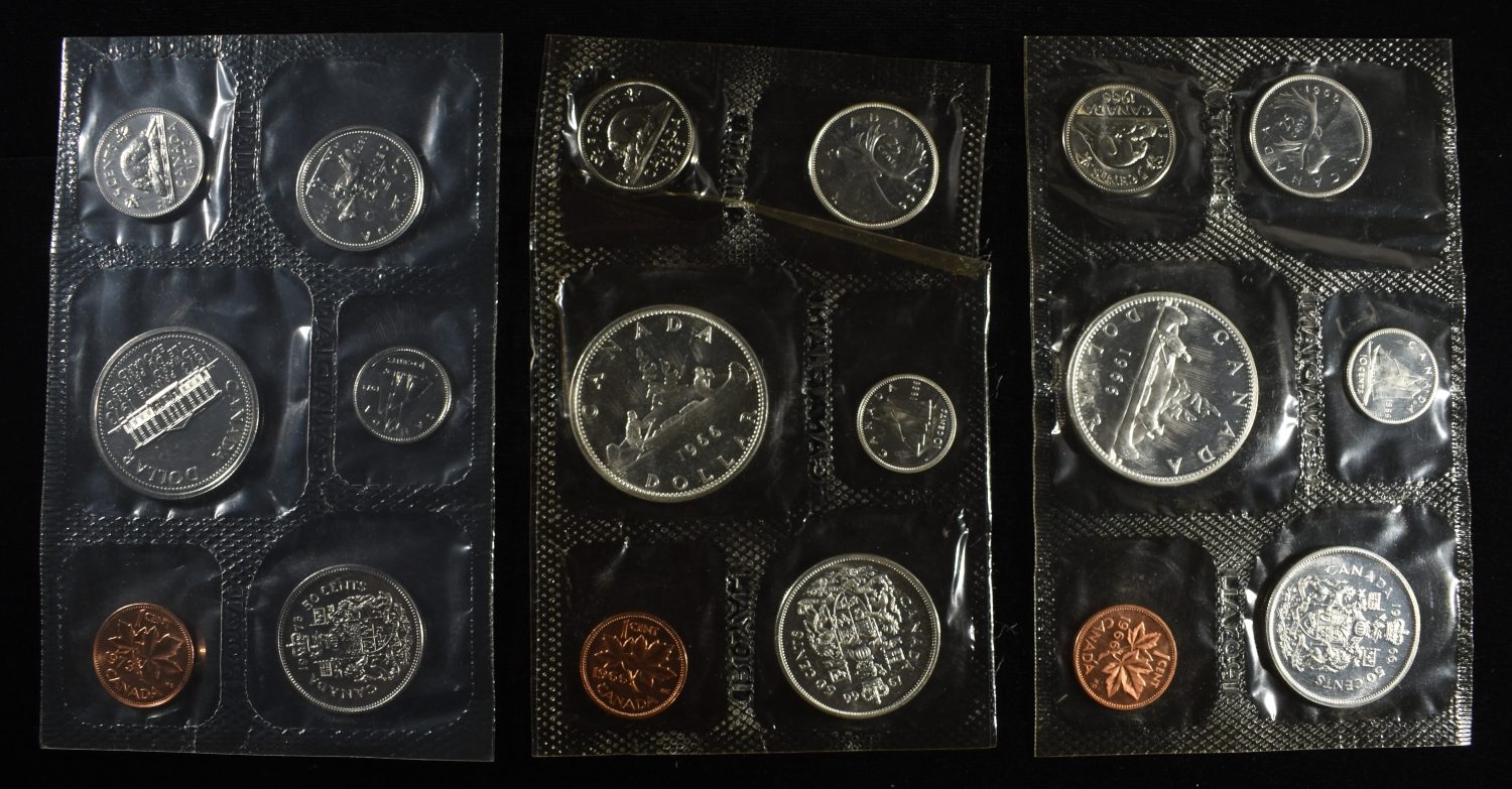 1973 & (2) 1966 CANADA PL SET