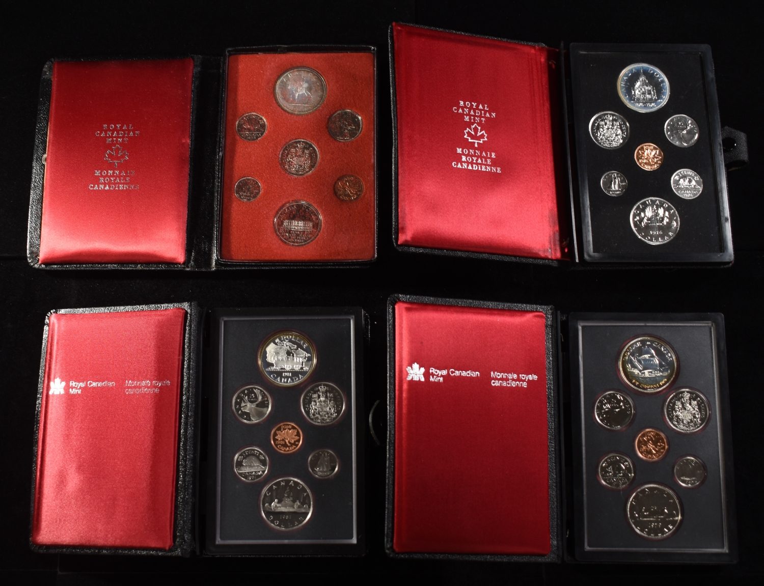 1973, 1976, 1979 & 1981 CANADIAN PROOF SET
