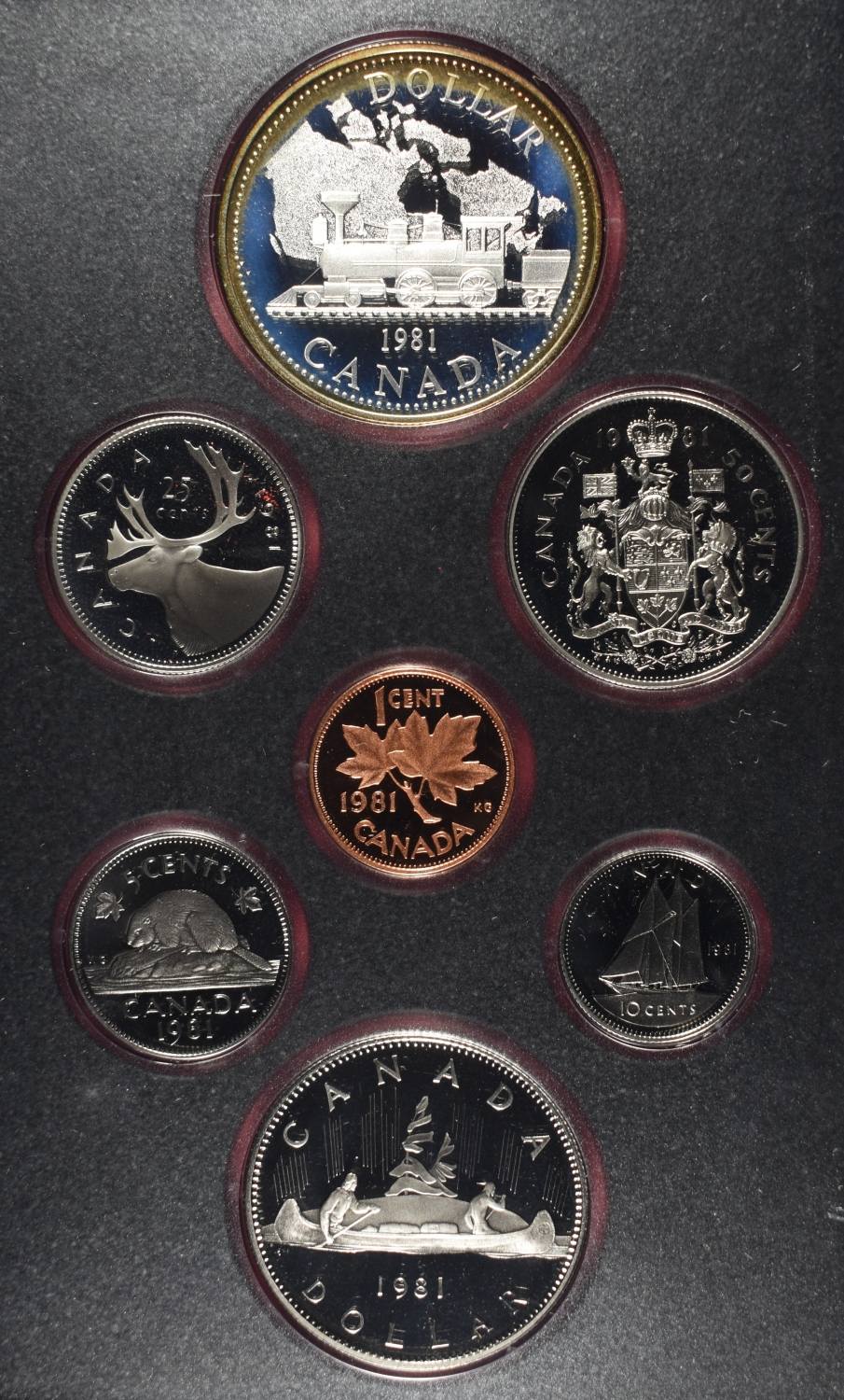 1973, 1976, 1979 & 1981 CANADIAN PROOF SET