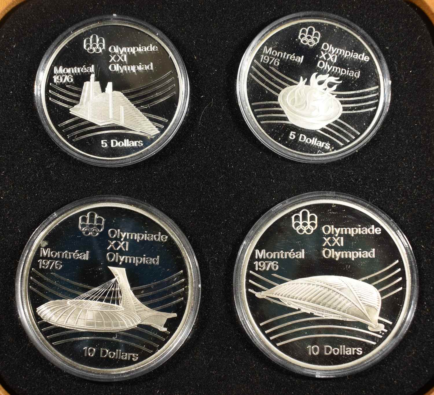 1976 OLYMPIC 4-COIN SET CANADIAN