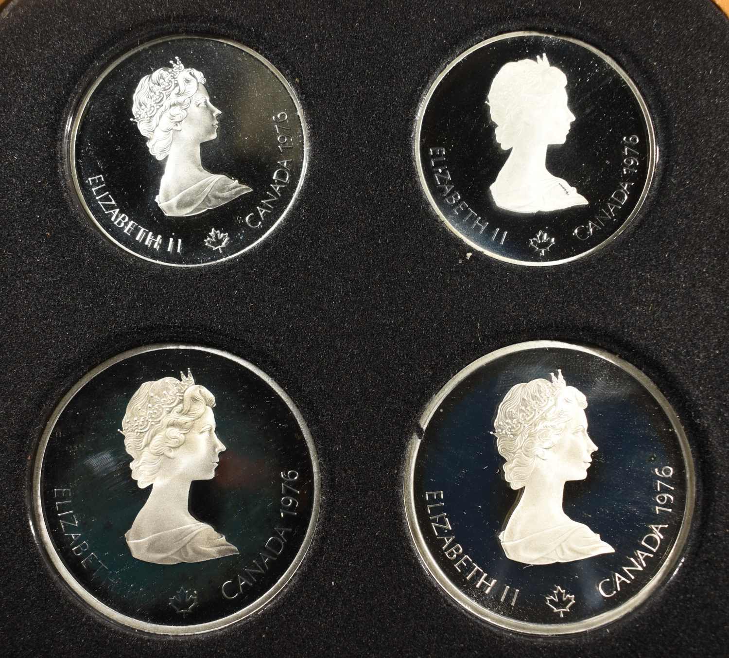 1976 OLYMPIC 4-COIN SET CANADIAN