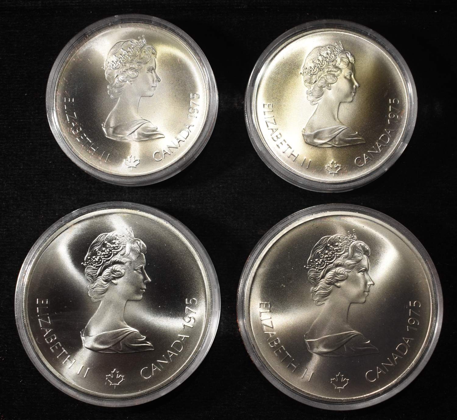 1976 OLYMPIC 4-COIN SET CANADIAN