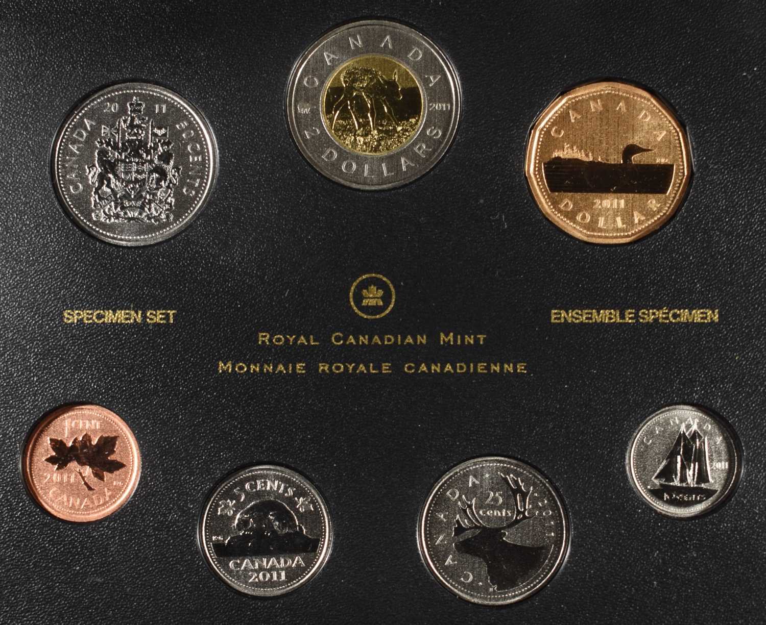 2011 $2 CON CANADA SPECIMEN SET ELK