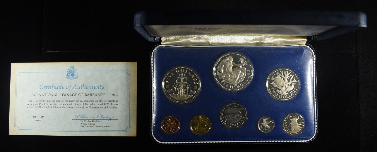 1973 BARBADOS PROOF SET