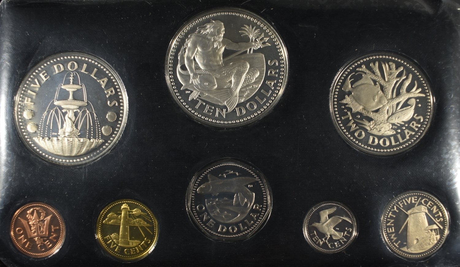 1973 BARBADOS PROOF SET