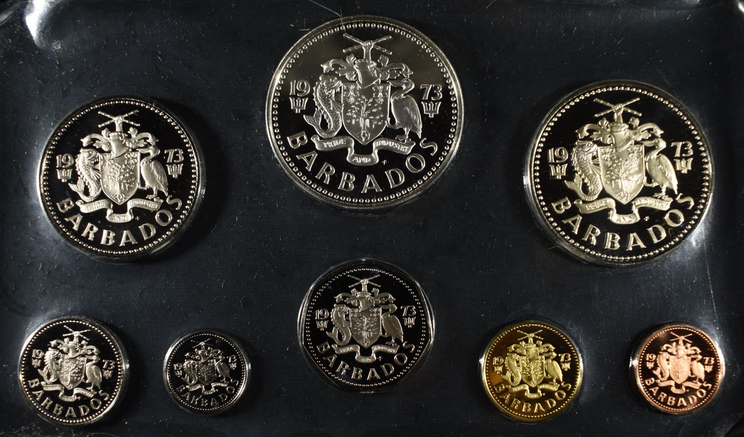 1973 BARBADOS PROOF SET