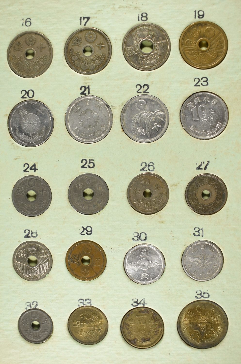 JAPANESE COIN COLLECTION 57-COINS