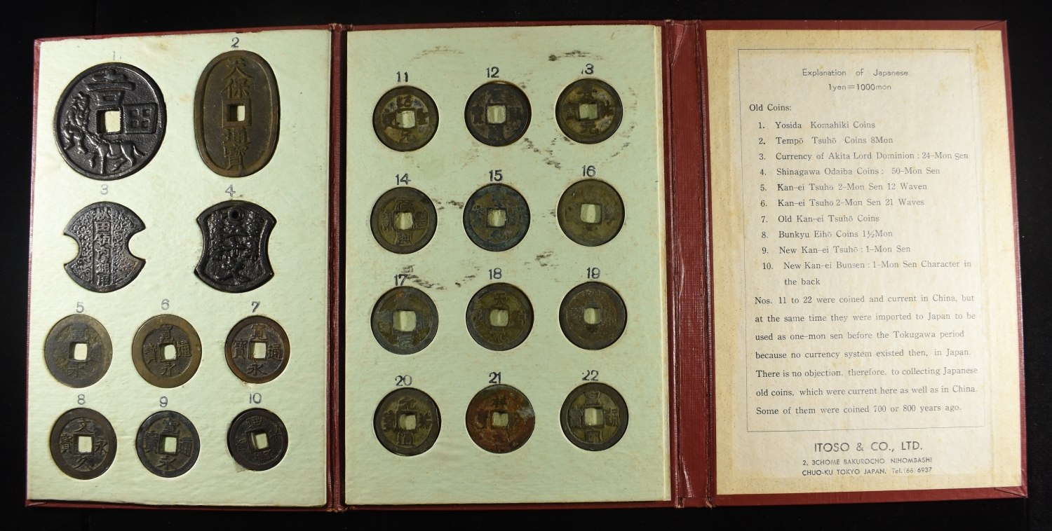 JAPANESE COIN COLLECTION 57-COINS
