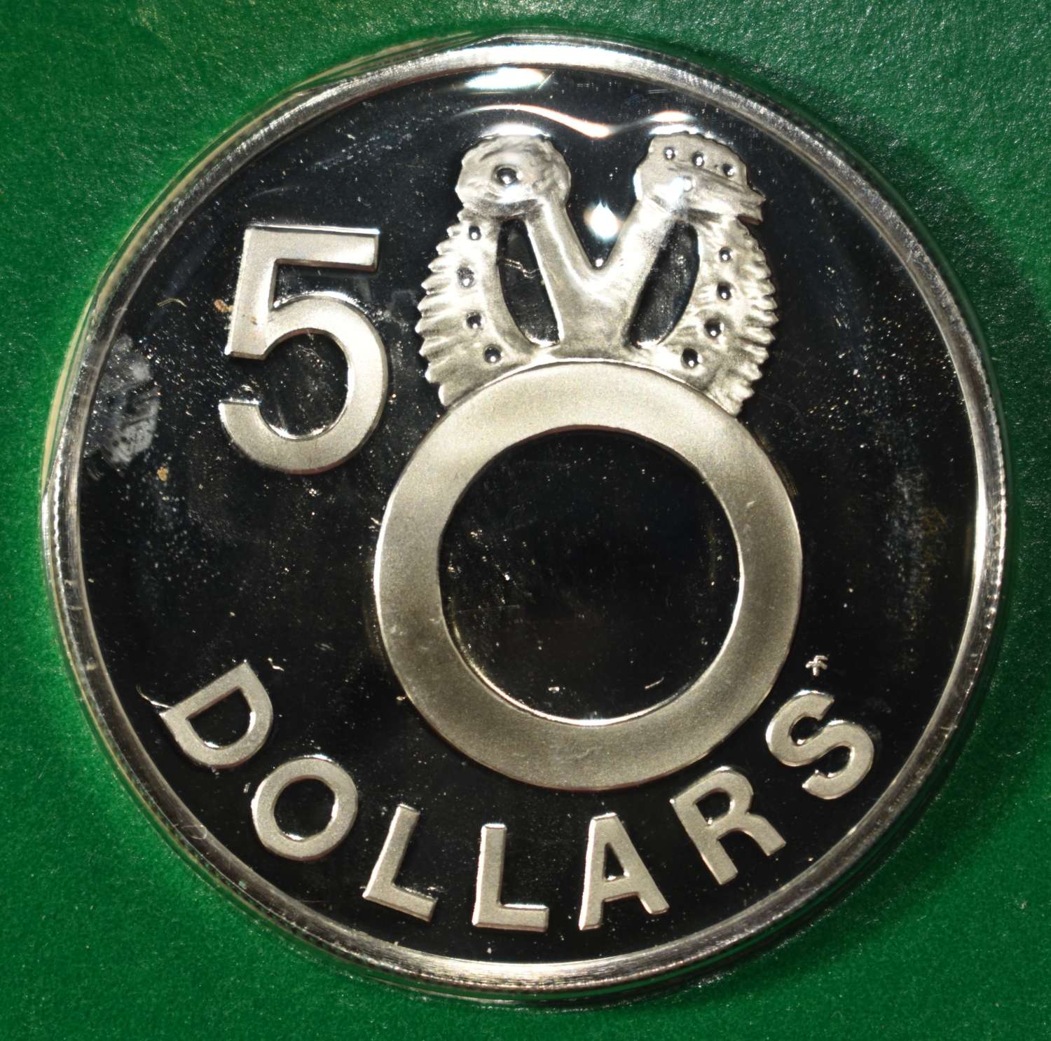 1978 PROOF SET & 1977 $5 SOLOMAN ISLAND PROOF COIN