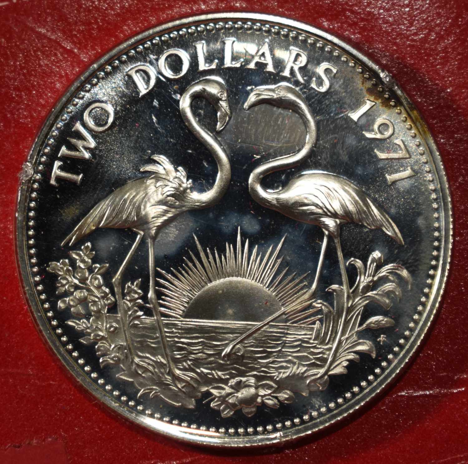 1971 BAHAMA ISLANDS $2 COIN