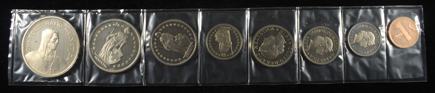 1975 SWITZERLAND PROOF SET