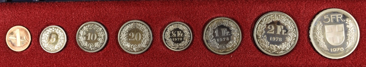1978 SWITZERLAND PROOF SET