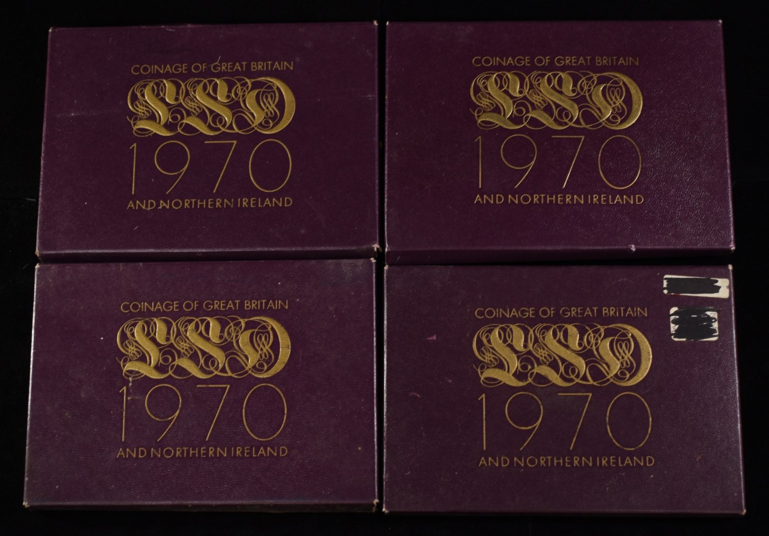 (4) 1970 COINAGE OF GREAT BRITAIN
