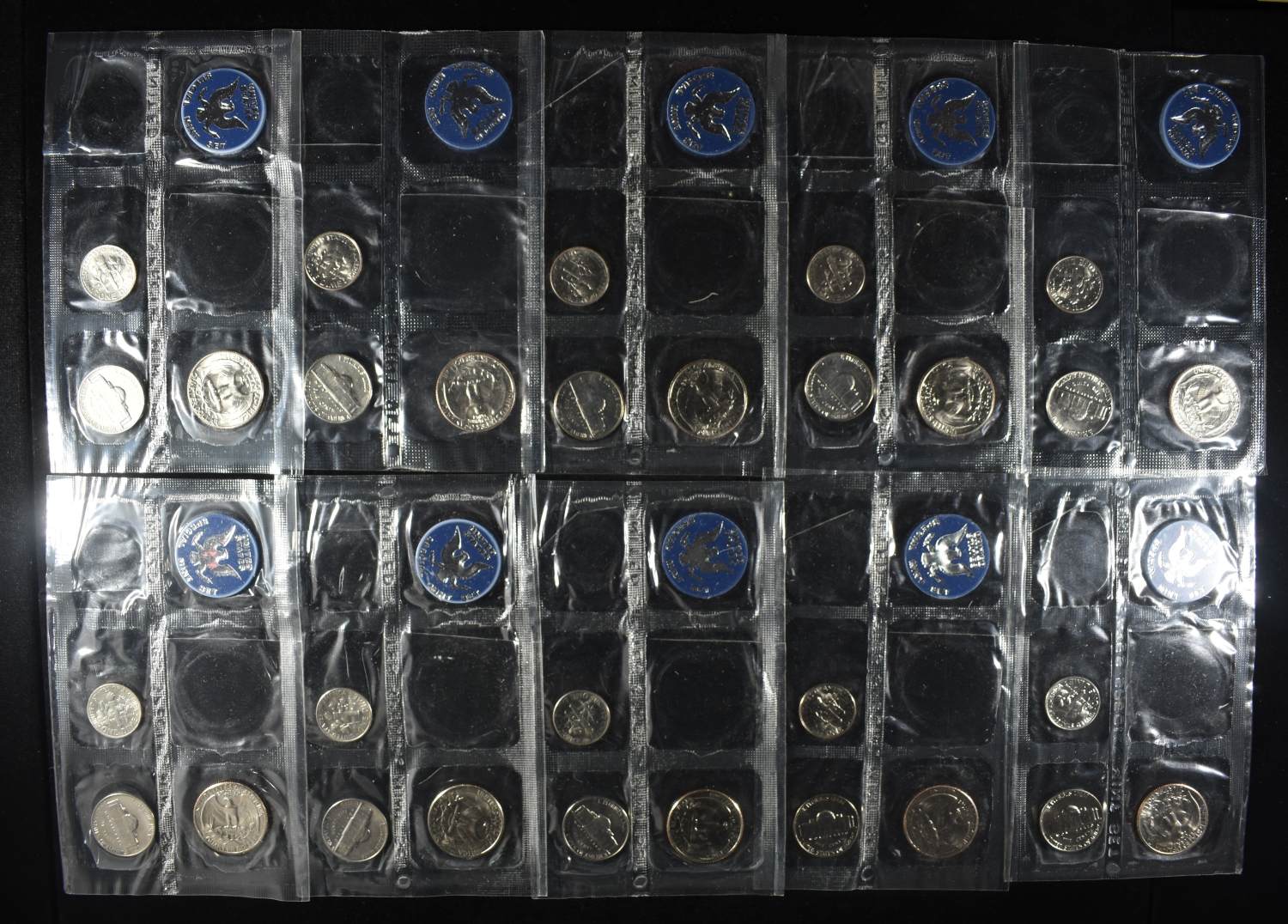 (10) SMS SETS MISSING 50C & 1C