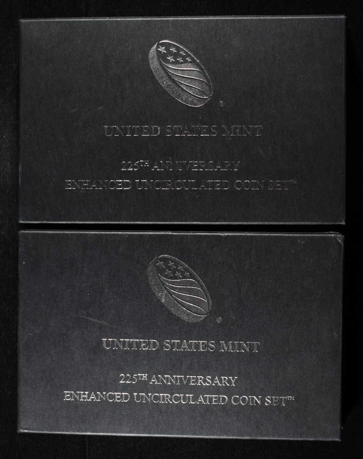 (2) 2017 225TH ANNIVERSARY ENHANCED UNC COIN SETS
