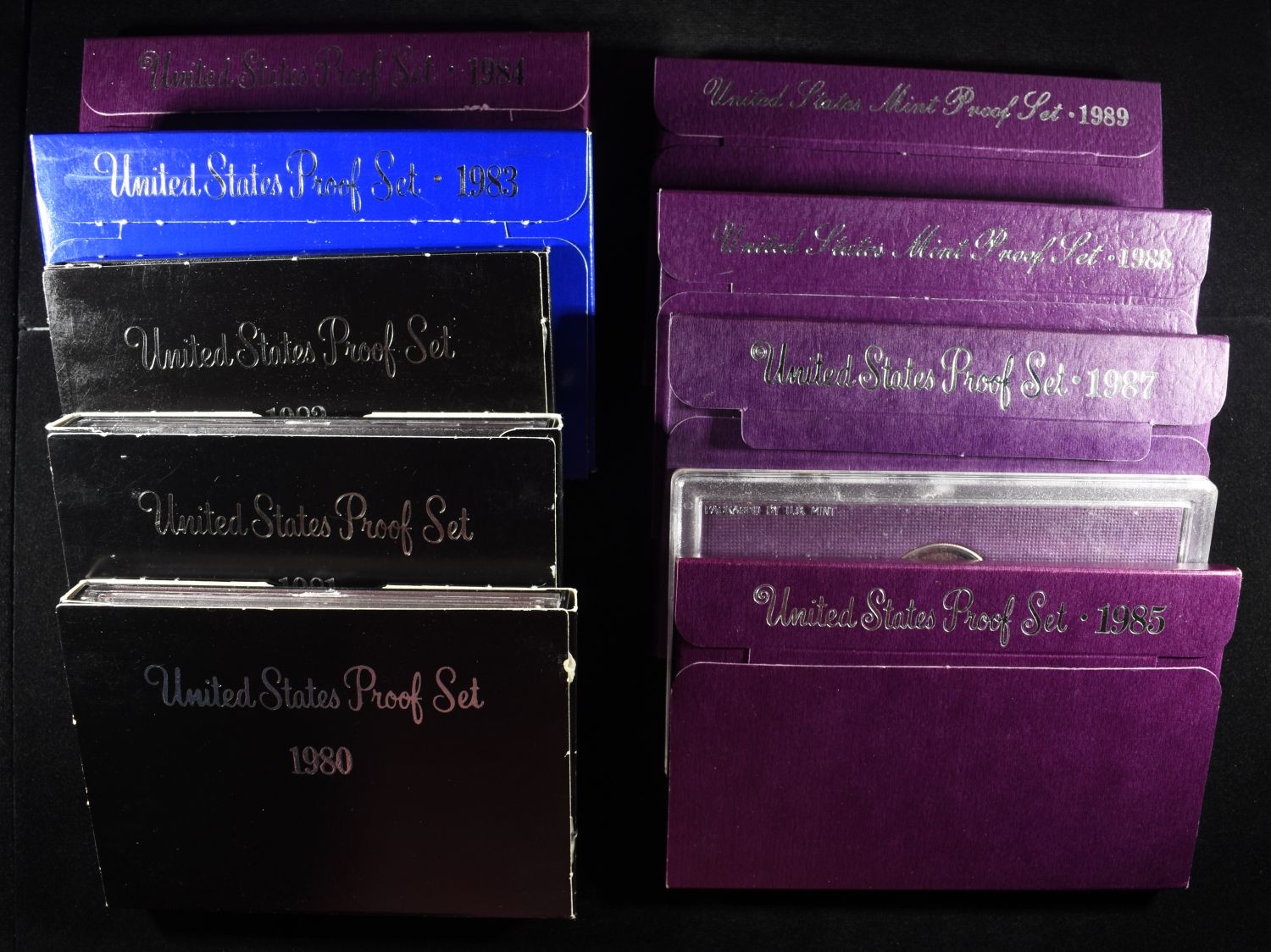 1980-1989 PROOF SETS