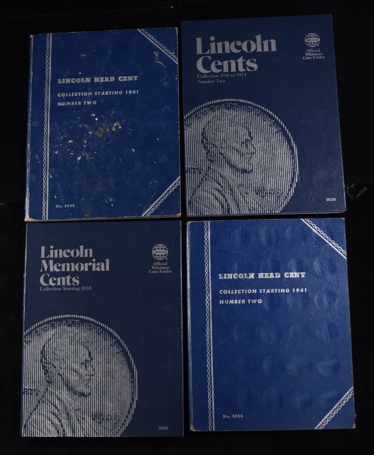 (4) LINCOLN CENT COLLECTION WHITMAN