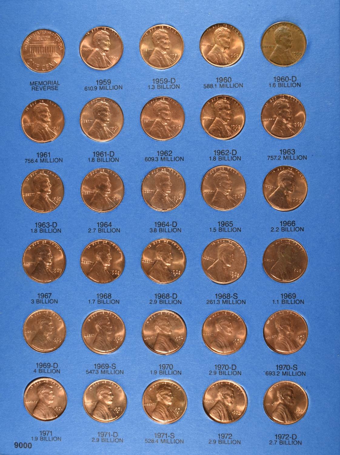 (4) LINCOLN CENT COLLECTION WHITMAN
