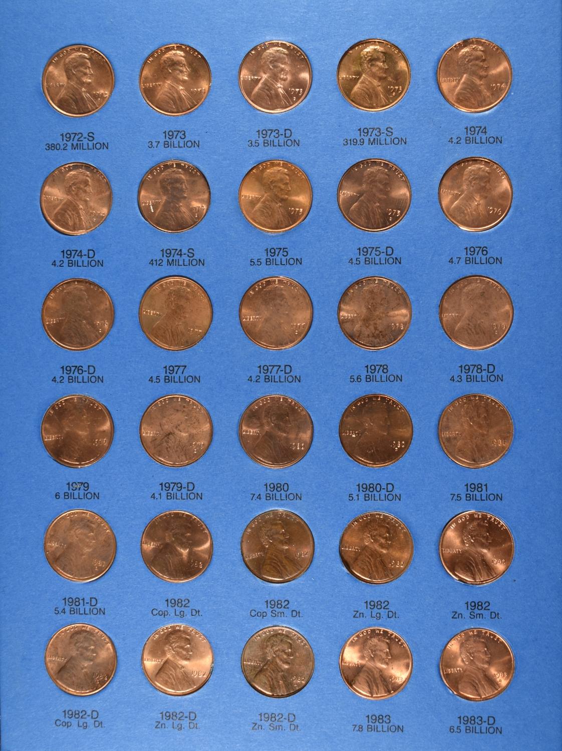 (4) LINCOLN CENT COLLECTION WHITMAN