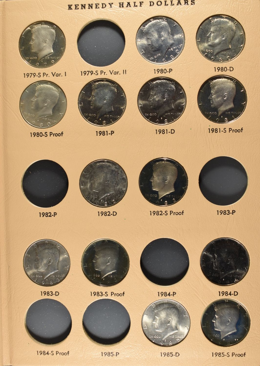 KENNEDY HALF DOLLAR COLLECTION