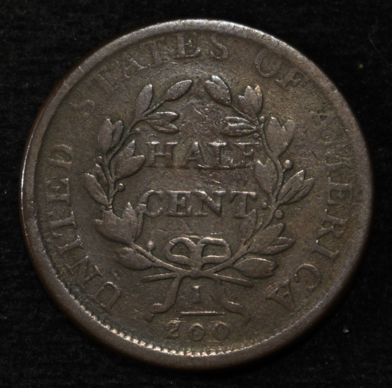 1807 HALF CENT VG
