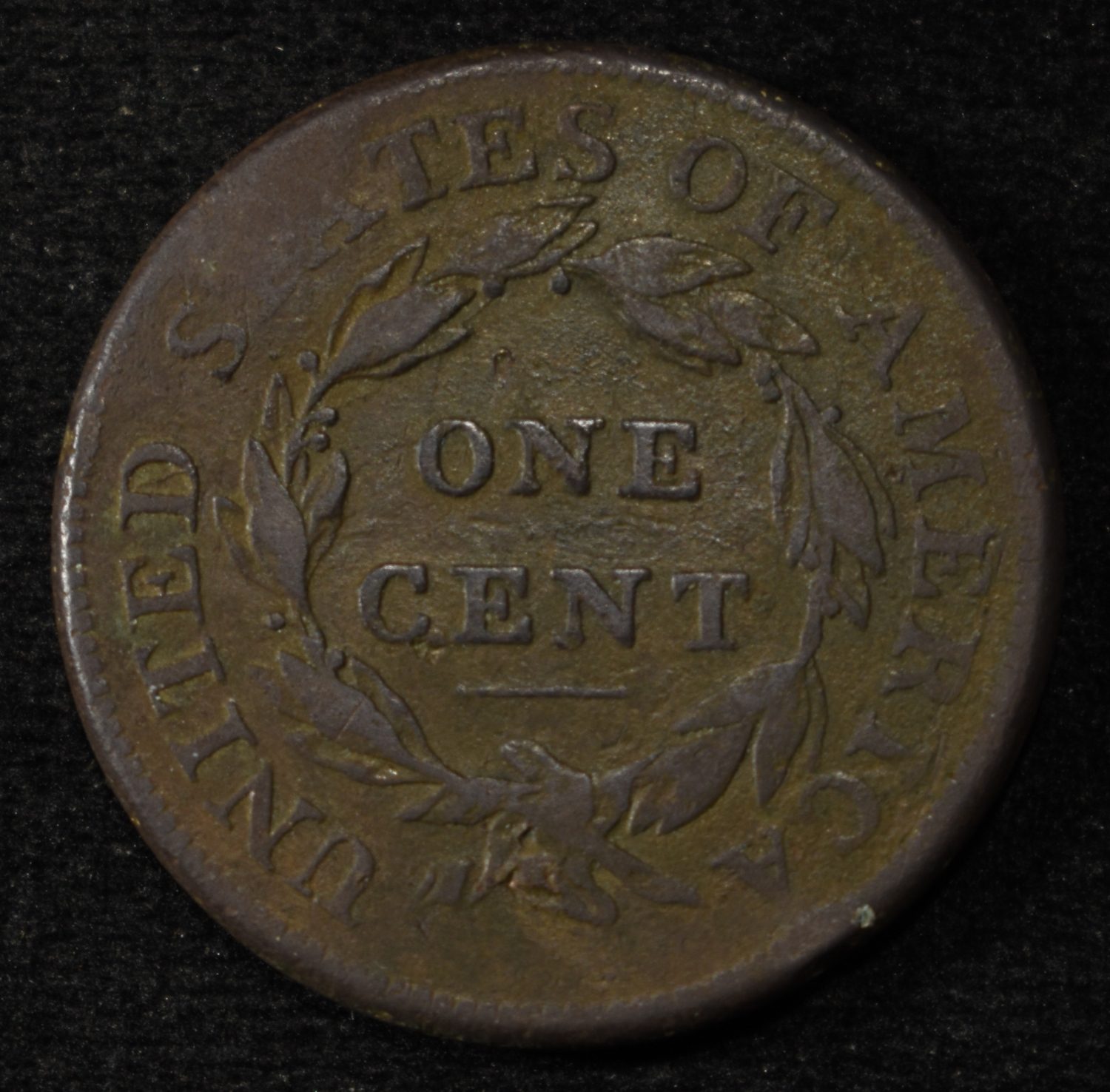 1808 LARGE CENT VG CORROSION