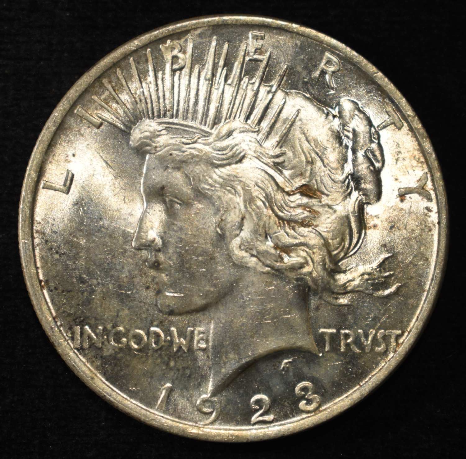 1923 PEACE DOLLAR BU