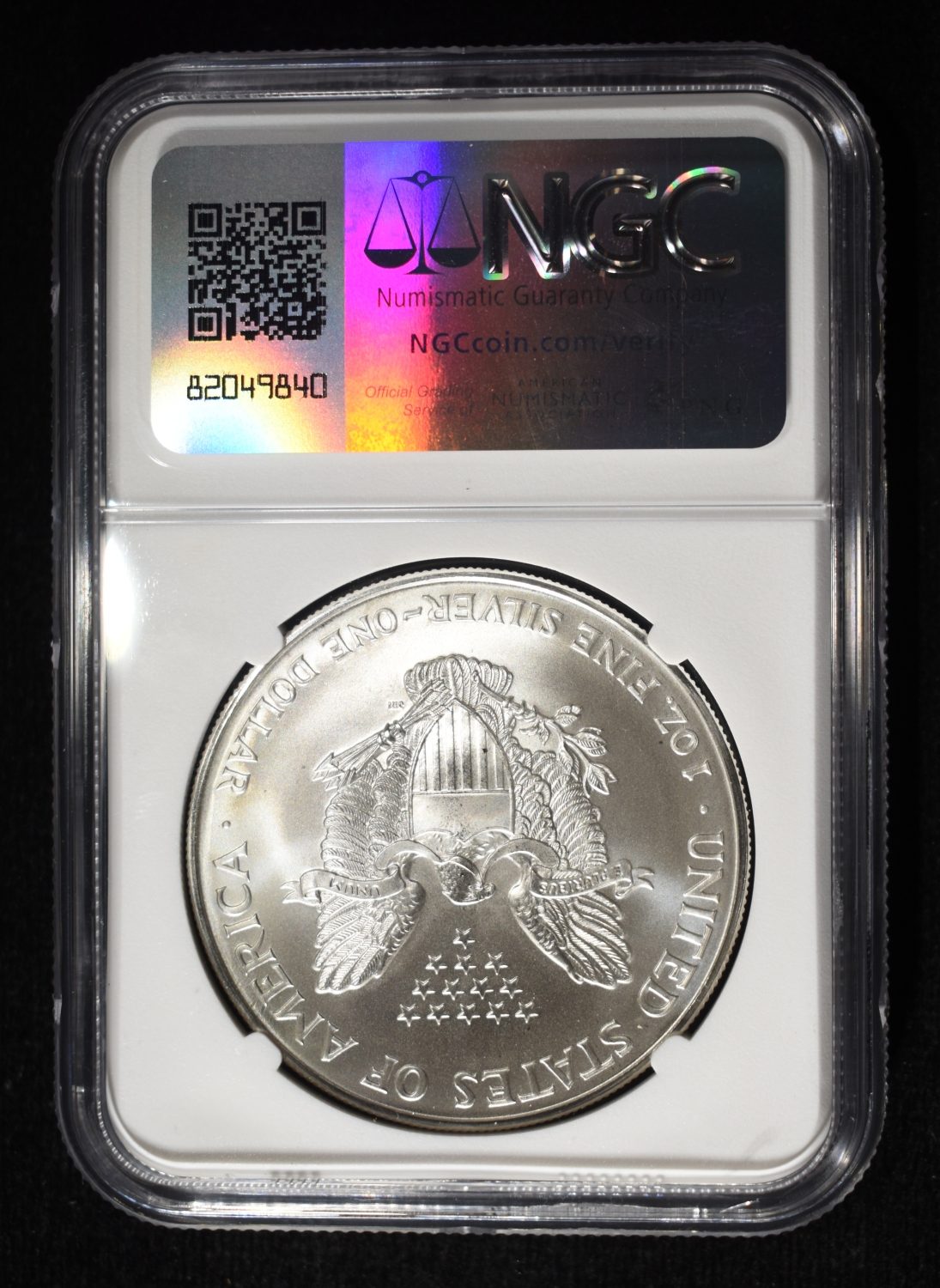 1997 AMERICAN SILVER EAGLE NGC MS69