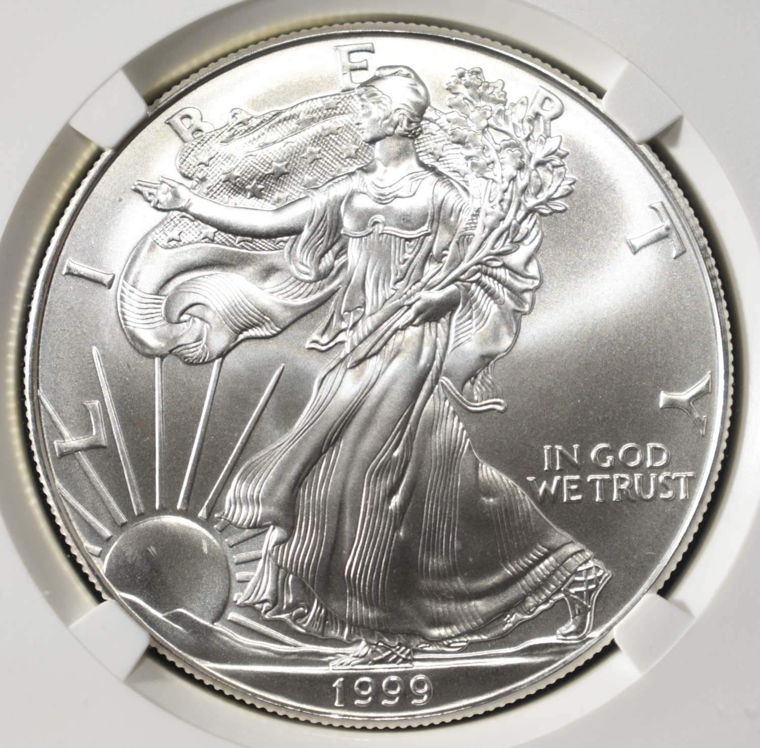 1999 AMERICAN SILVER EAGLE NGC MS69