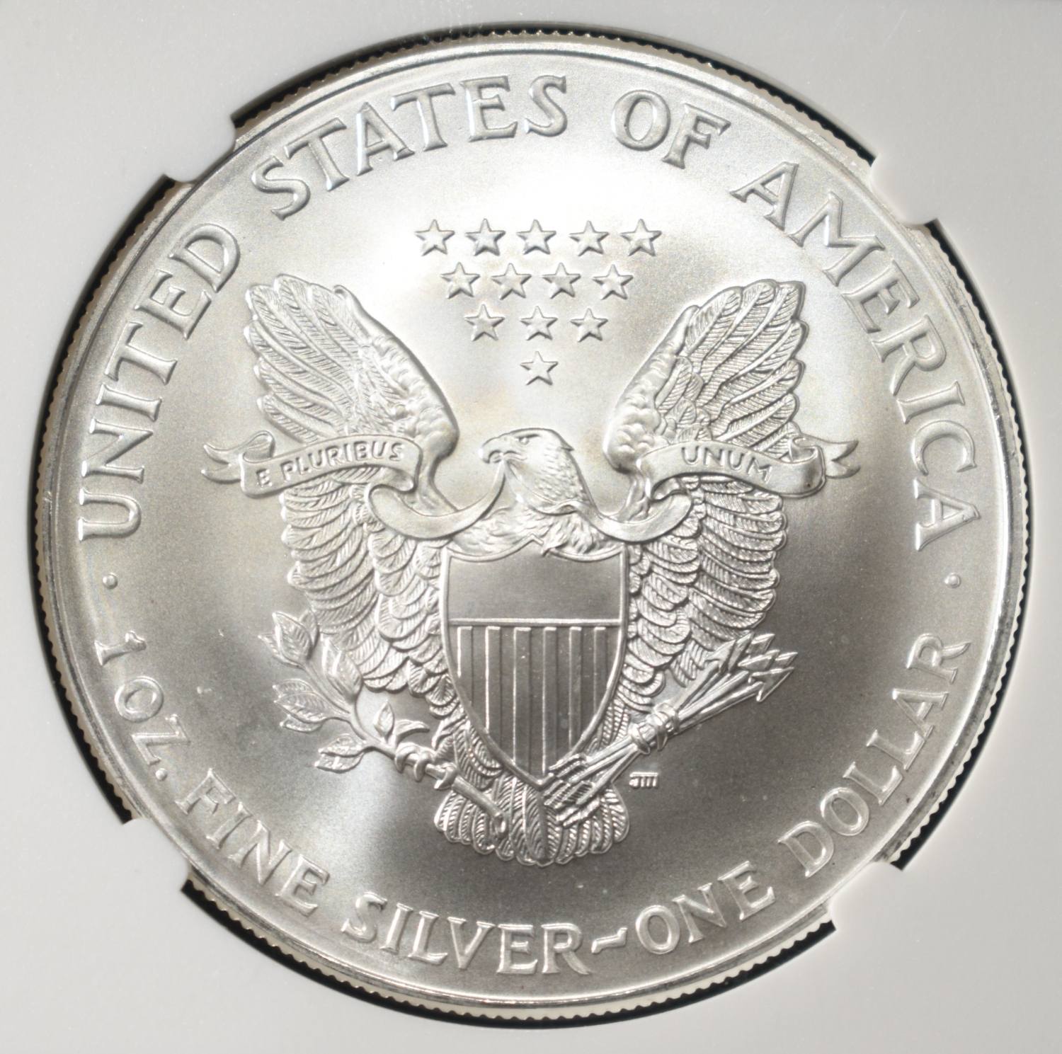 2001 AMERICAN SILVER EAGLE NGC MS69